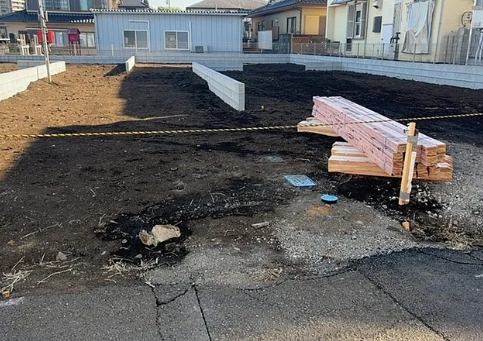 相模原市中央区上溝の新築戸建て3号棟の外観の写真