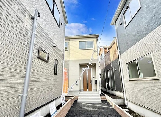 相模原市中央区上溝の新築戸建て5号棟の外観の写真