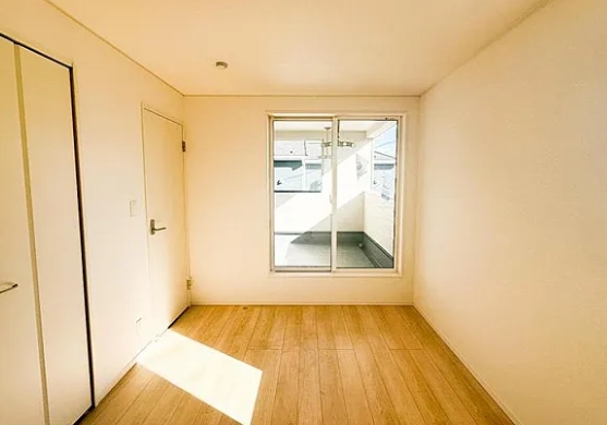 相模原市中央区上溝の新築戸建て6号棟の洋室1の写真