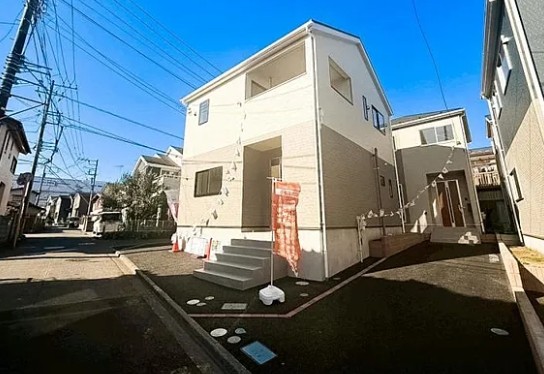 相模原市中央区上溝の新築戸建て6号棟の外観の写真