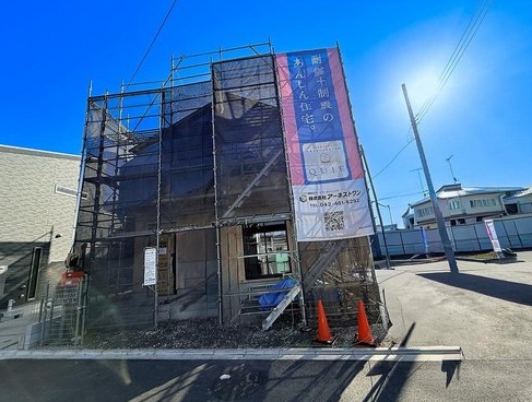 相模原市中央区田名の新築戸建て1号棟の外観の写真