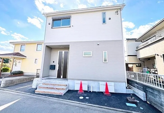 相模原市中央区田名の新築戸建て1号棟の外観の写真