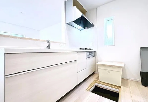 相模原市中央区田名の新築戸建て1号棟のキッチンの写真