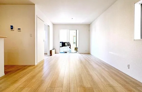 相模原市中央区田名の新築戸建て1号棟のリビングの写真