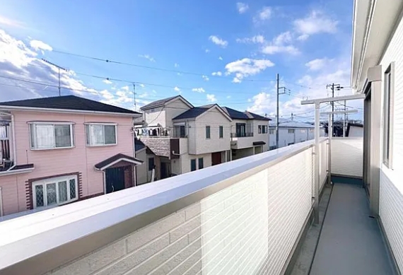 相模原市中央区田名の新築戸建て2号棟のバスルームの写真