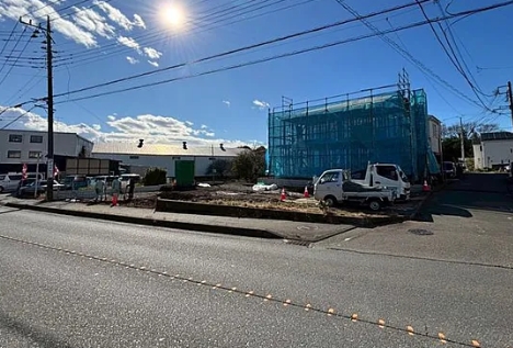 相模原市中央区田名の新築戸建て3号棟の外観の写真