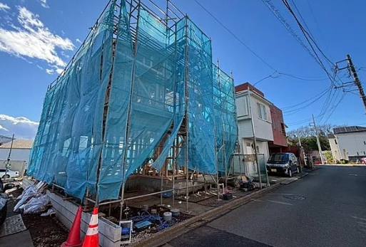相模原市中央区田名の新築戸建て4号棟の外観の写真
