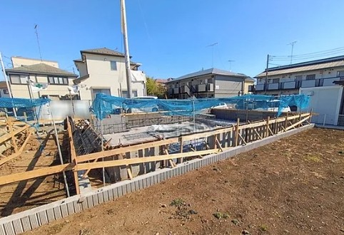 相模原市中央区田名の新築戸建て5号棟の外観の写真