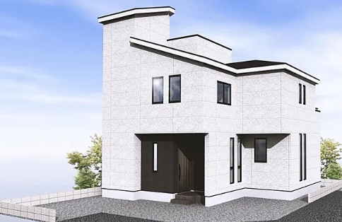 相模原市中央区田名の新築戸建て6号棟の外観の写真