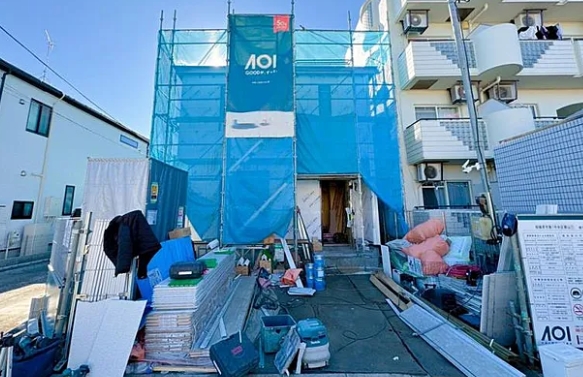 相模原市中央区横山2丁目の新築戸建ての外観の写真