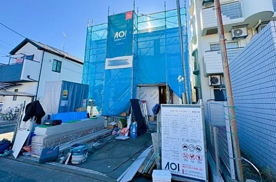 相模原市中央区横山2丁目の新築戸建ての外観の写真