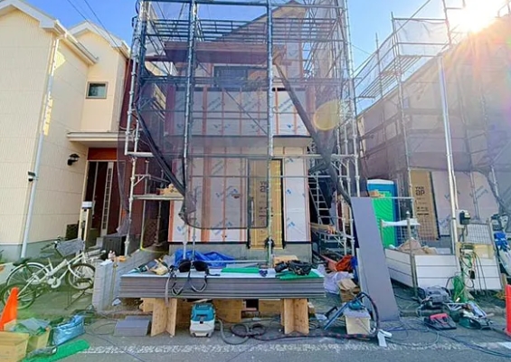 相模原市中央区由野台1丁目の新築戸建て1号棟の外観の写真