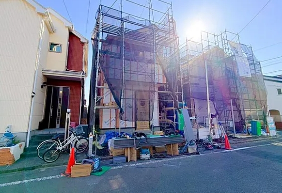 相模原市中央区由野台1丁目の新築戸建て1号棟の外観の写真