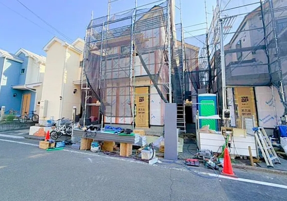 相模原市中央区由野台1丁目の新築戸建て1号棟の外観の写真