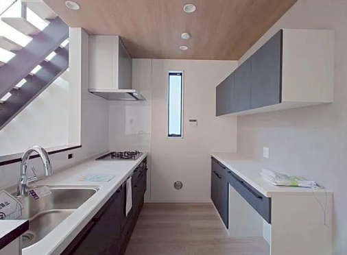 相模原市緑区相原1丁目の新築戸建て1号棟のキッチンの写真