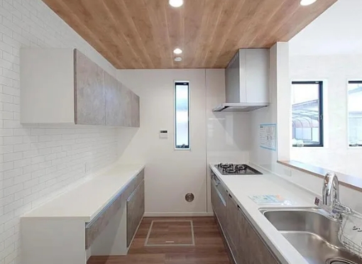 相模原市緑区相原1丁目の新築戸建て2号棟のキッチンの写真