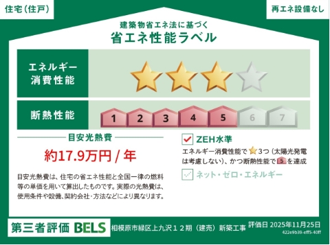 相模原市緑区上九沢の新築戸建ての設備の写真
