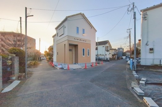 相模原市緑区二本松1丁目の新築戸建ての外観の写真