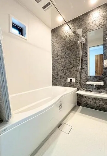 相模原市緑区二本松2丁目の新築戸建て1号棟のバスルームの写真