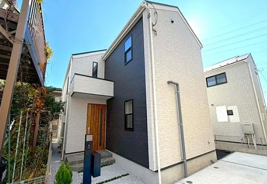 相模原市緑区二本松2丁目の新築戸建て1号棟の外観の写真