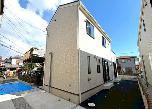 相模原市緑区二本松2丁目の新築戸建て1号棟の外観の写真