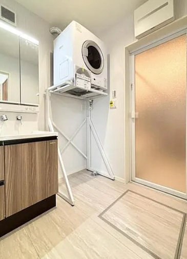 相模原市緑区二本松2丁目の新築戸建て1号棟の洗濯機置場の写真