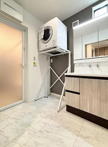 相模原市緑区二本松2丁目の新築戸建て2号棟の洗濯機置場の写真