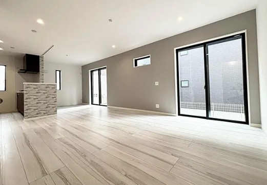 相模原市緑区二本松2丁目の新築戸建て2号棟のリビングの写真