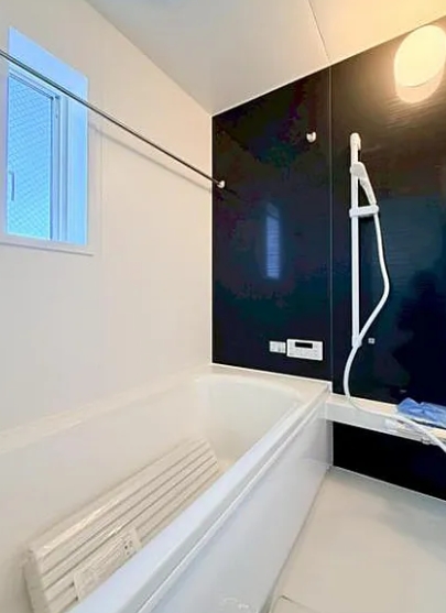 相模原市緑区下九沢の新築戸建て1号棟のバスルームの写真