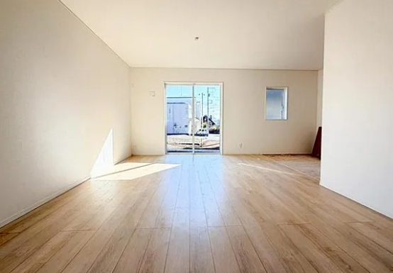 相模原市緑区下九沢の新築戸建て1号棟のリビングの写真