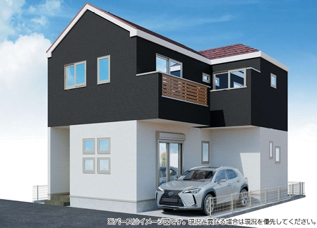 相模原市南区文京1丁目の新築戸建ての外観の写真