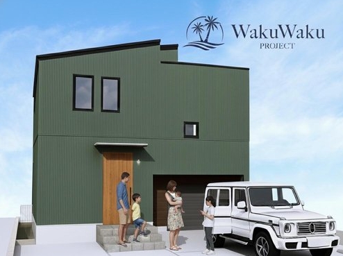 相模原市中央区上溝の新築戸建て6号棟の外観の写真