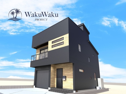 相模原市南区磯部の新築戸建ての外観の写真