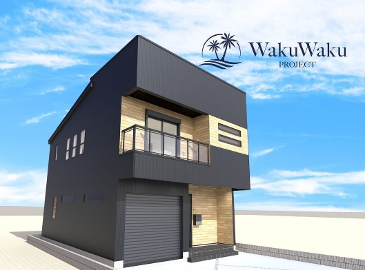 相模原市南区磯部の新築戸建ての外観の写真