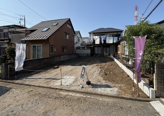 相模原市南区磯部の新築戸建ての外観の写真