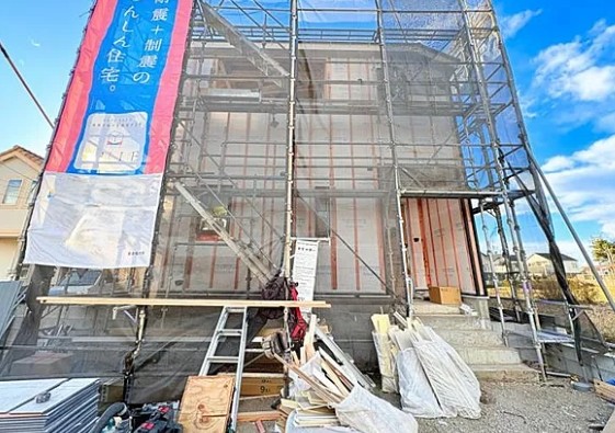 相模原市南区磯部の新築戸建て1号棟の外観の写真