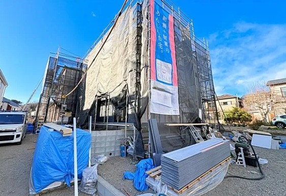相模原市南区磯部の新築戸建て1号棟の外観の写真