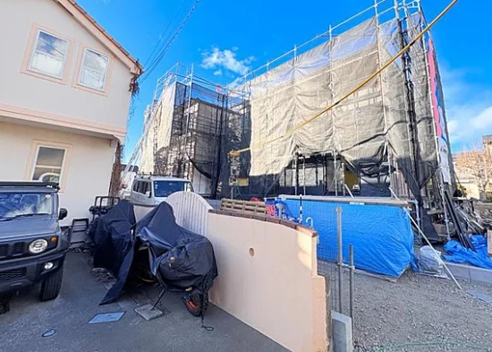 相模原市南区磯部の新築戸建て2号棟の外観の写真