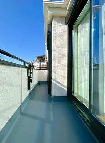 相模原市南区上鶴間1丁目の新築戸建てA号棟のバルコニーの写真