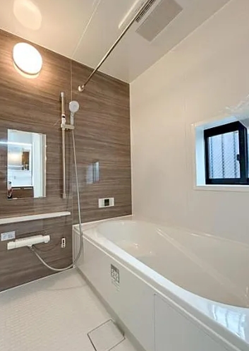 相模原市南区上鶴間1丁目の新築戸建てA号棟のバスルームの写真