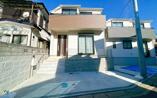 相模原市南区上鶴間1丁目の新築戸建てA号棟の外観の写真