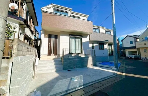 相模原市南区上鶴間1丁目の新築戸建てA号棟の外観の写真