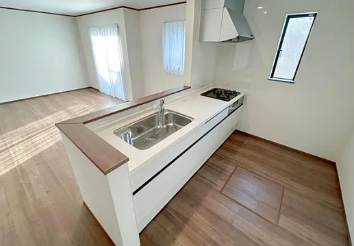 相模原市南区上鶴間1丁目の新築戸建てB号棟のキッチンの写真