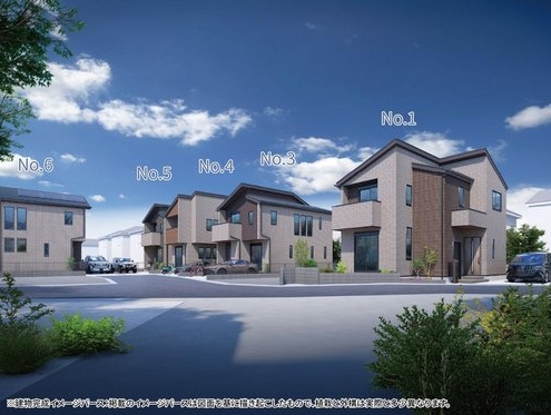 相模原市南区上鶴間本町9丁目の新築戸建て6号棟の外観の写真