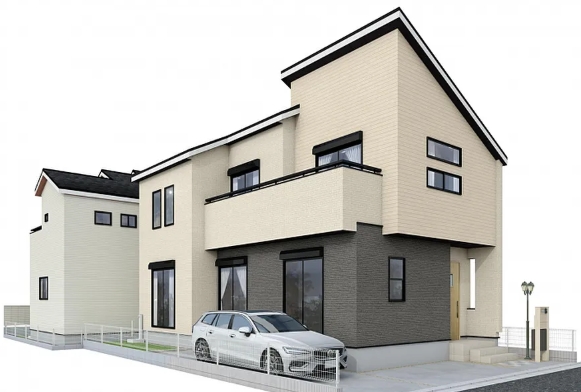 相模原市南区御園2丁目の新築戸建て1号棟の外観の写真