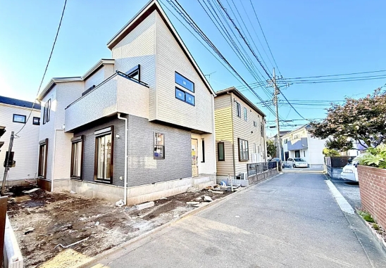 相模原市南区御園2丁目の新築戸建て1号棟の外観の写真