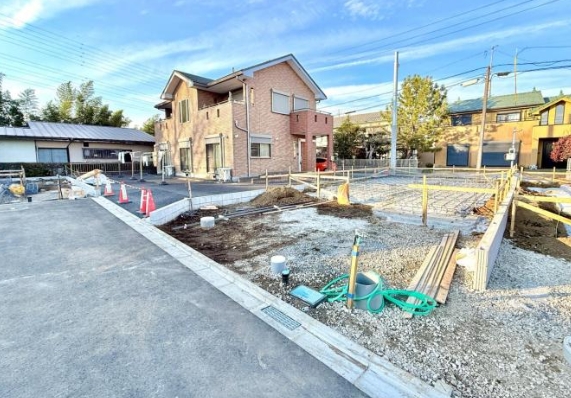 相模原市南区新戸の新築戸建て1号棟の外観の写真