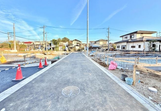 相模原市南区新戸の新築戸建て8号棟の外観の写真