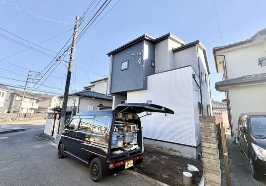 相模原市南区下溝の新築戸建ての外観の写真