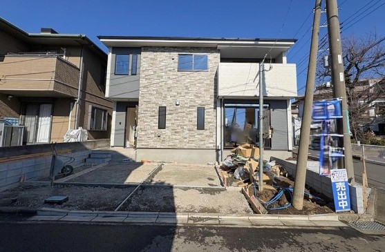 相模原市南区鵜野森1丁目の新築戸建ての外観の写真